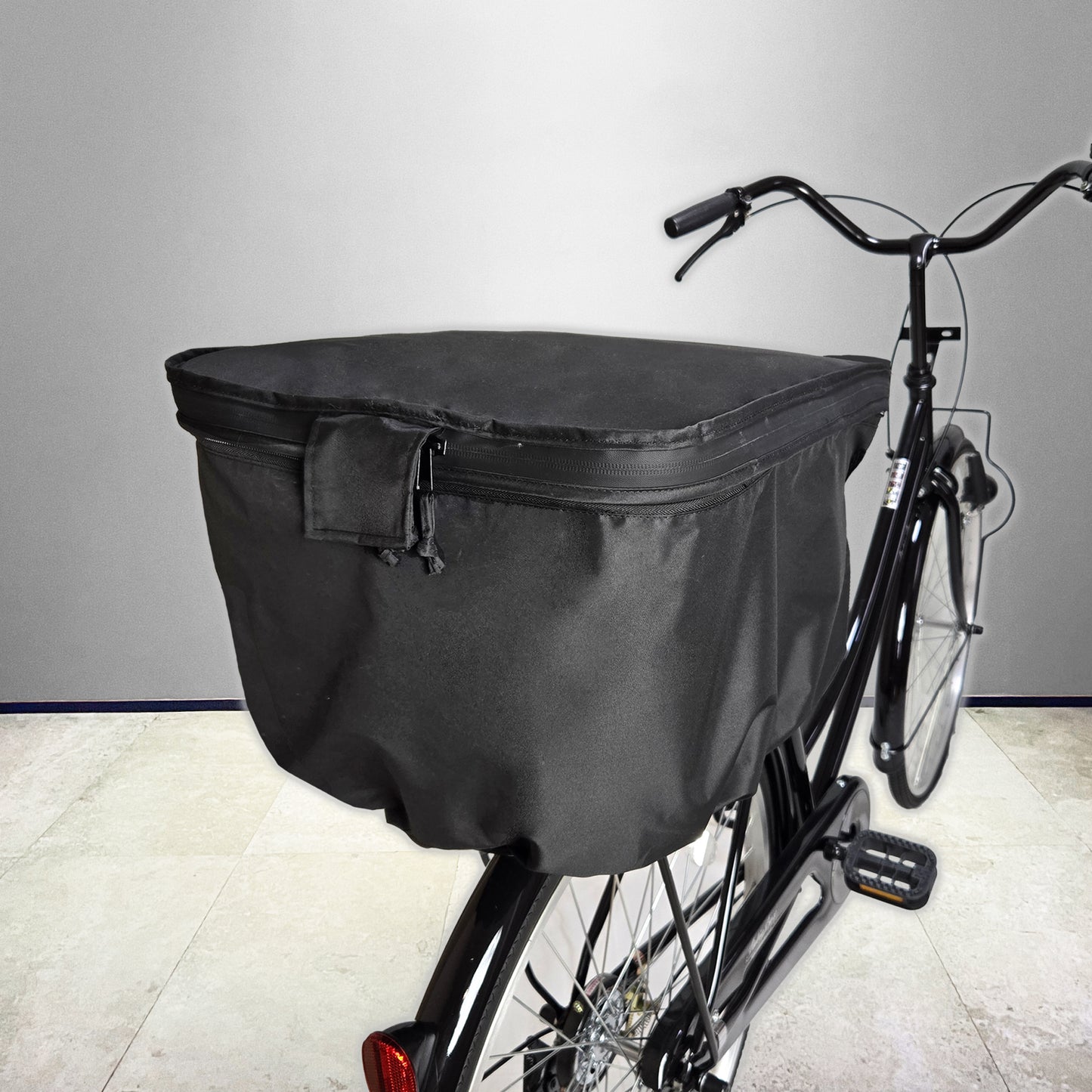 AETONYX 防水 ブラック マットカラー 二段式 自転車 後かごカバー 厚手 ax-570