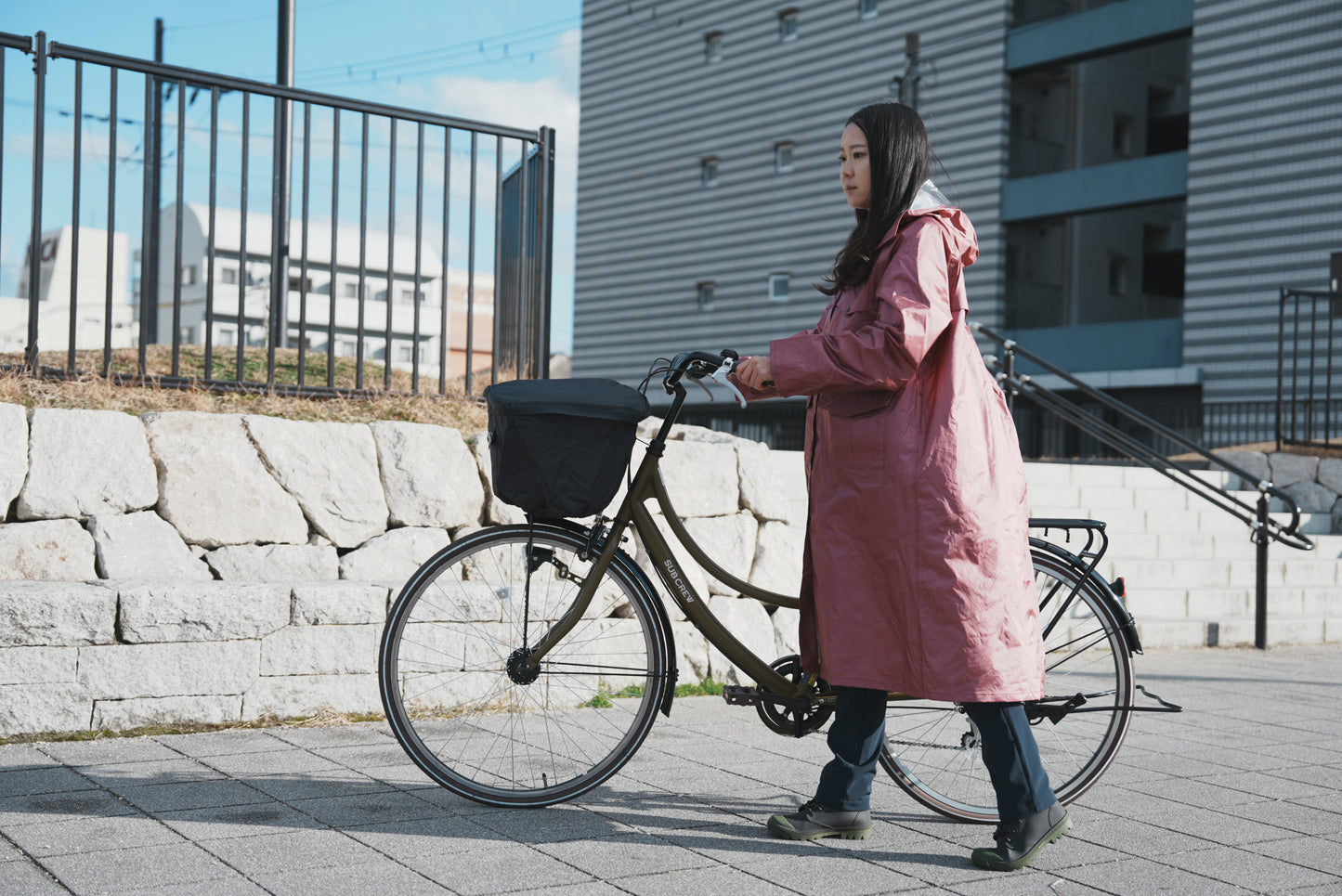 AETONYX 防水 撥水 大容量 二段式 自転車 前かごカバー my-165