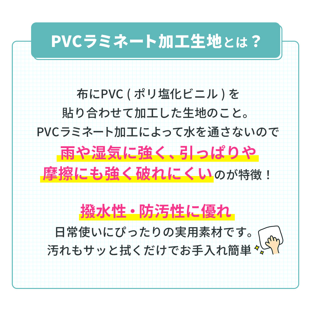 PVCラミネート加工生地とは