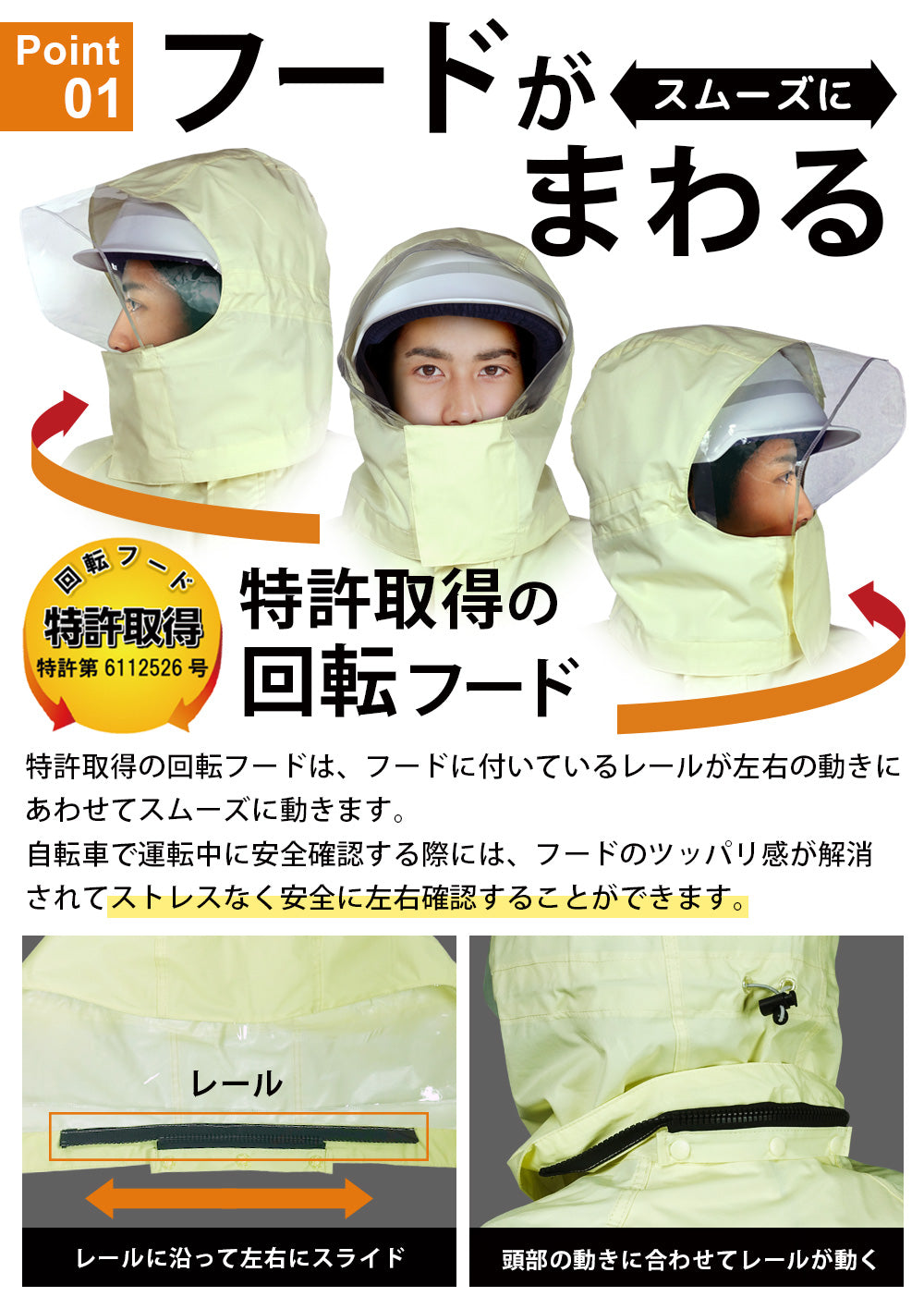 MY COAT 防水 透湿 ヘルメット対応 リュックスーツ ax-6200