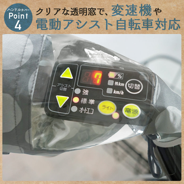 クリアな透明窓で変速機対応