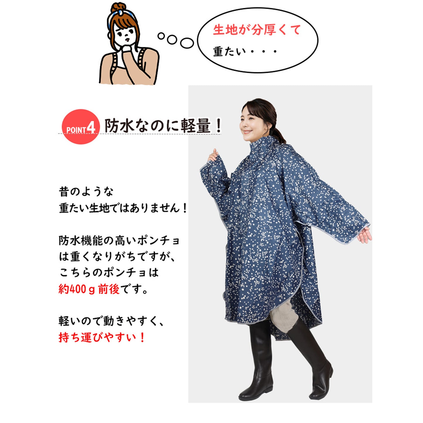 AETONYX レインバイザー レインポンチョ セット set-002_750